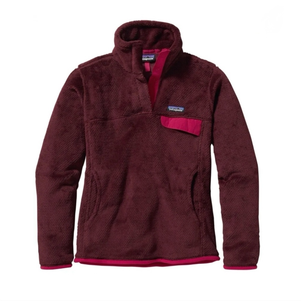 Patagonia Women's Re-Tool Quarter Snap-T Pullover Fleece Jacket Coat Small